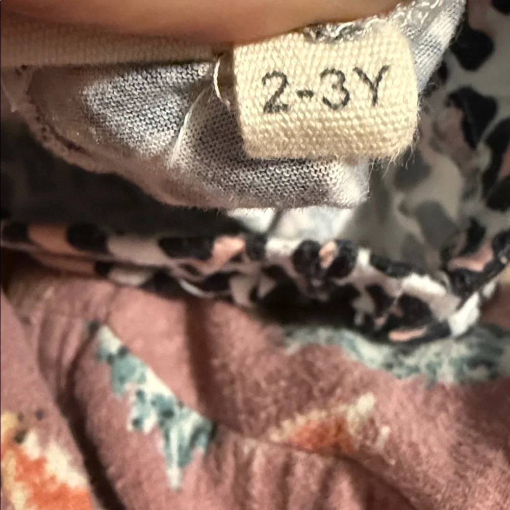 Toddler Grace & Emma Leopard Print Bell Bottom Leggings